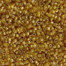 Miyuki delica Beads 11/0 - Sparkling light topaz lined topaz DB-911